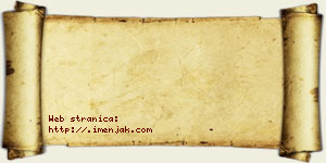 Andjelina Stojadinović vizit kartica